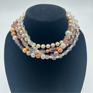 Elegant Multicolor Beaded Necklace